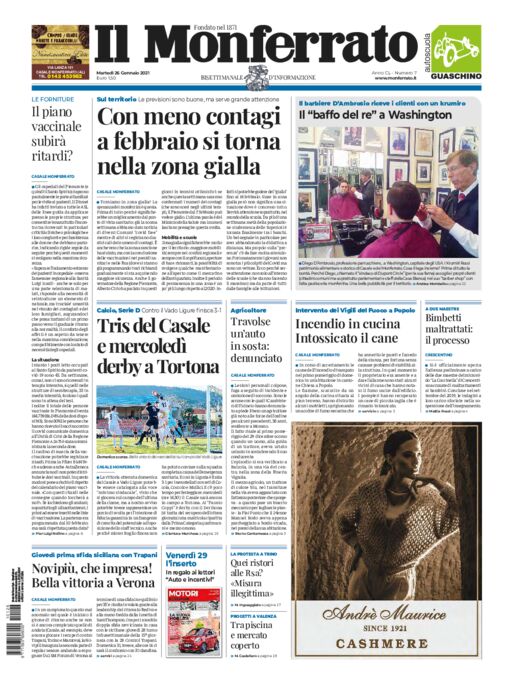 Il Monferrato - Edizione 7 del 26/01/2021